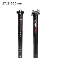 bicycle seatpost ec90 black carbon fiber mtb road bike lightweight seatpost double d tube 27 230 831 6350400mm accessories
