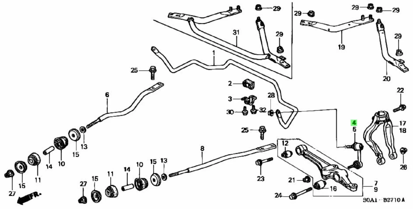 Купить Стабилизатор Хонда Стрим