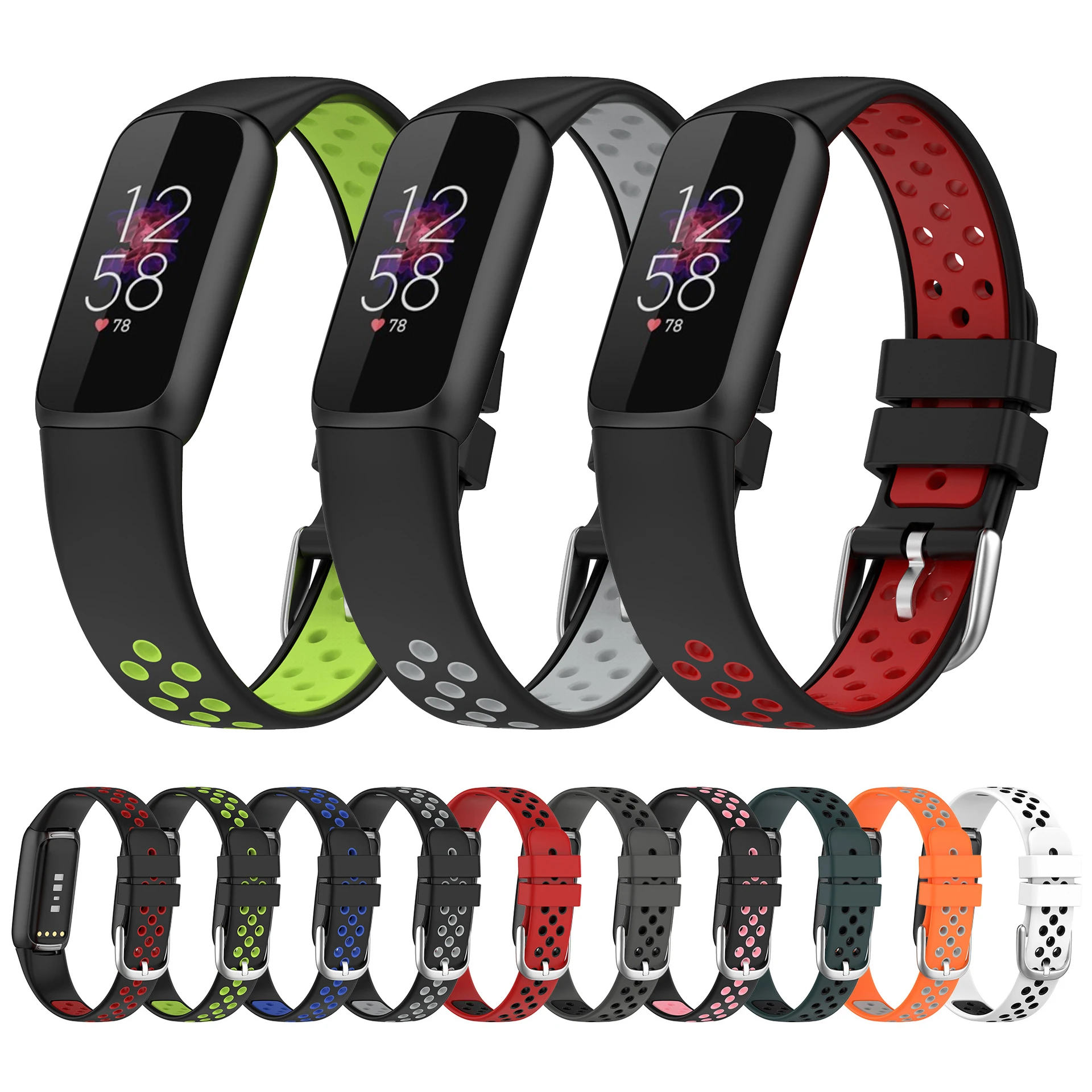 

Силиконовый спортивный ремешок для Fitbit Luxe, сменный Браслет для часов Fitbit luxe special edition