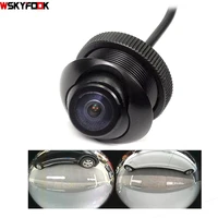600l ccd 180 degree camera fisheye lens wide angle rear front side view reverse backup camera 360 rotato night vision waterproof