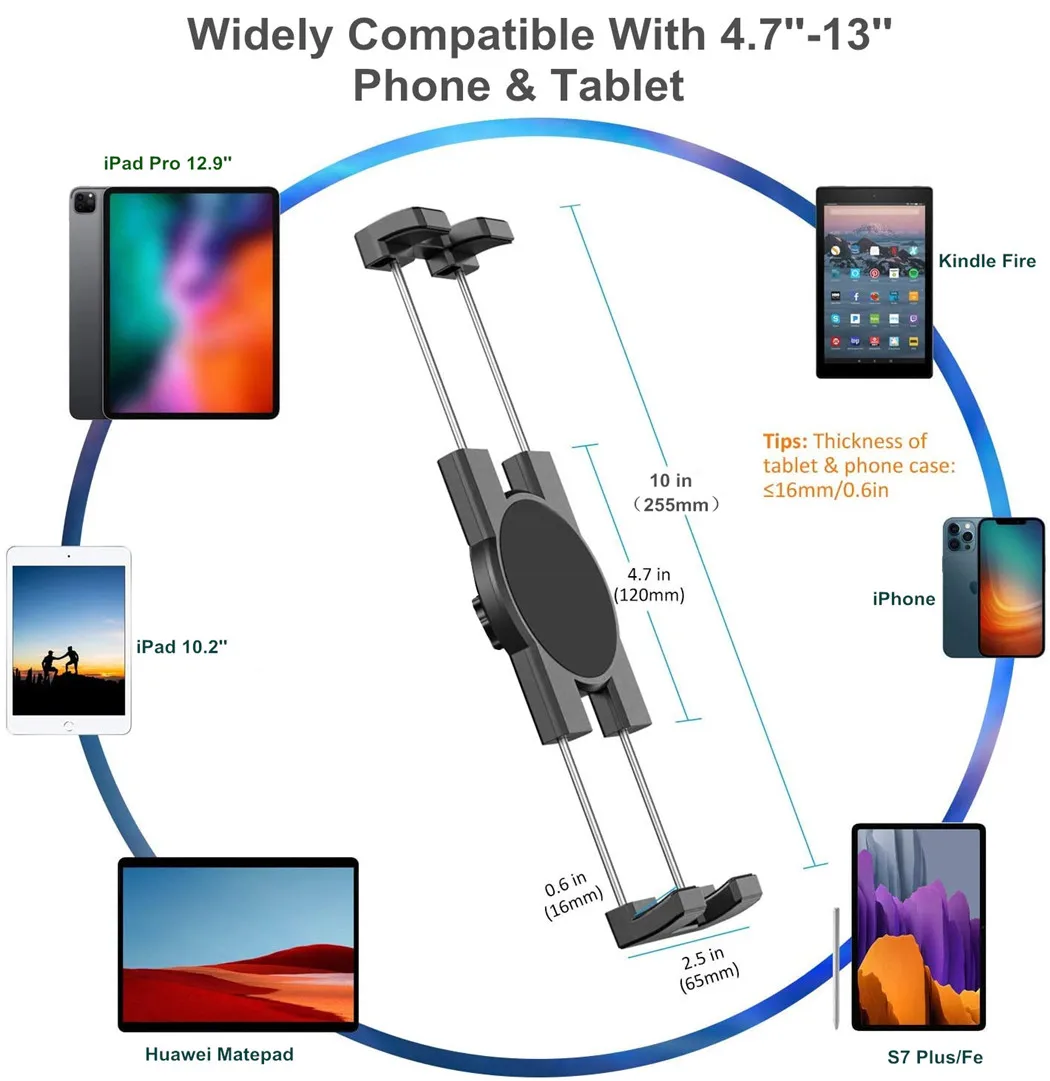 13 car headrest tablet mount for ipad pro 12 9 11 tablet car holder for samsung galaxy tab s7 fe plus xiaomi tablet holder car free global shipping
