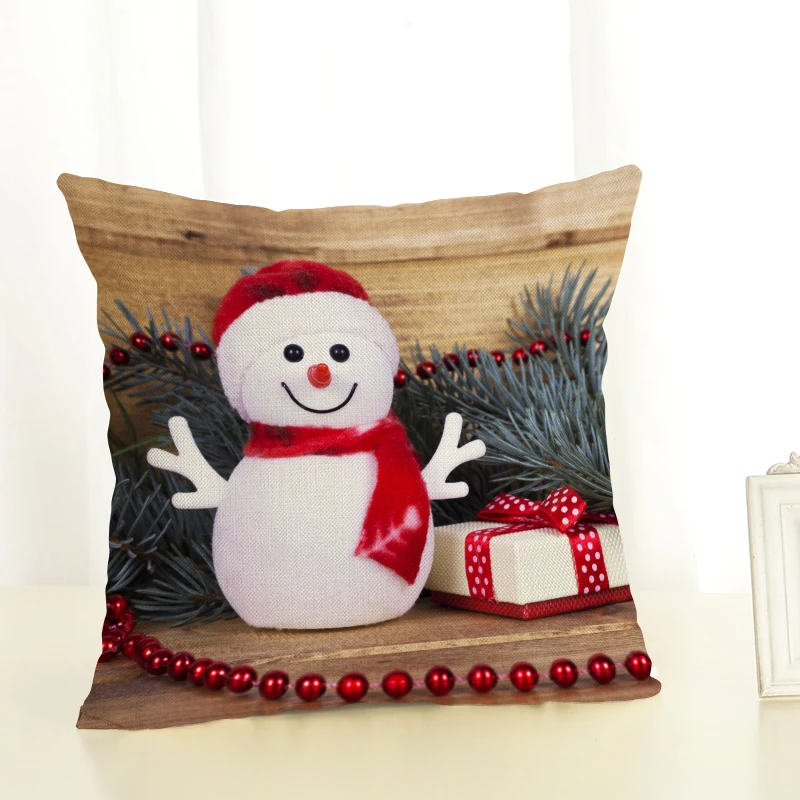 Снеговик серии накидки на подушки украшения дома размером 45*45 декоративная