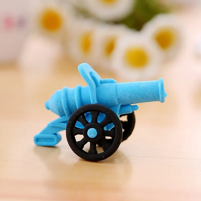 

New Kawaii Cartoon Cannon Eraser Student Stationery School Supplies Korean Stationery Cute Gifts for Kids Prizes for Students