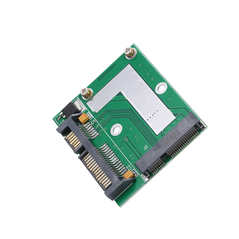 Половина высоты mSATA Mini PCI e SSD до 2.5in SATA3 интерфейс конвертер адаптер