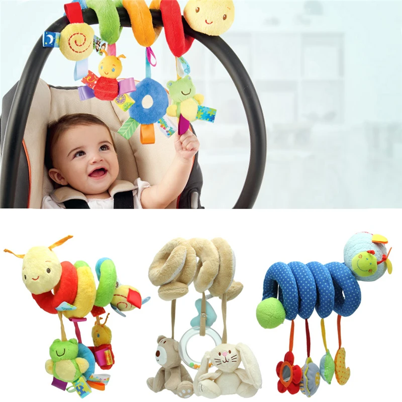 

Спиральная игрушка для детских прогулочных колясок, автомобильное сиденье, токарный станок, подвесные игрушки, погремушки, лидер продаж, T8ND