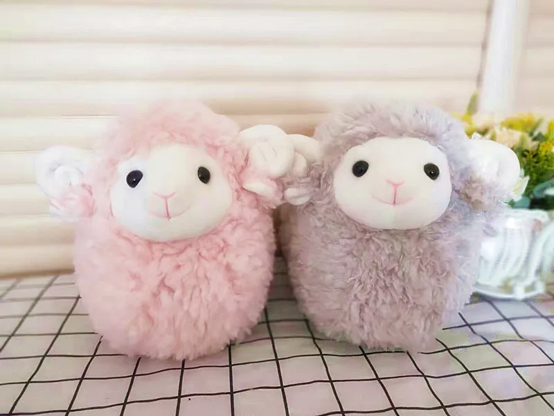 25 см Моделирование плюшевая овечка игрушка чучело медведя из овечьей шерсти