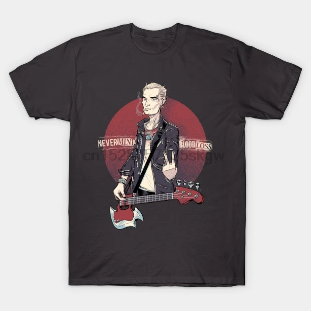 Мужская футболка Spike Nevermind the Blood Loss Vampire с принтом Футболки|Мужские футболки| |