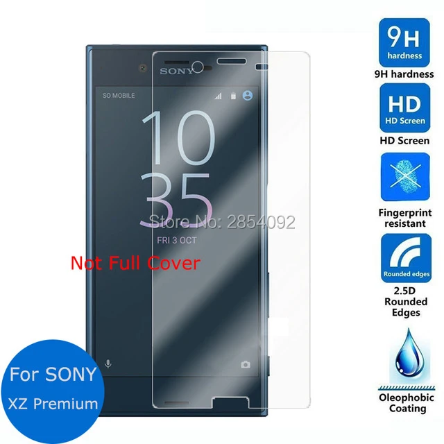 Для Sony Xperia XZ Premium Dual закаленное стекло 9H Передняя защитная пленка