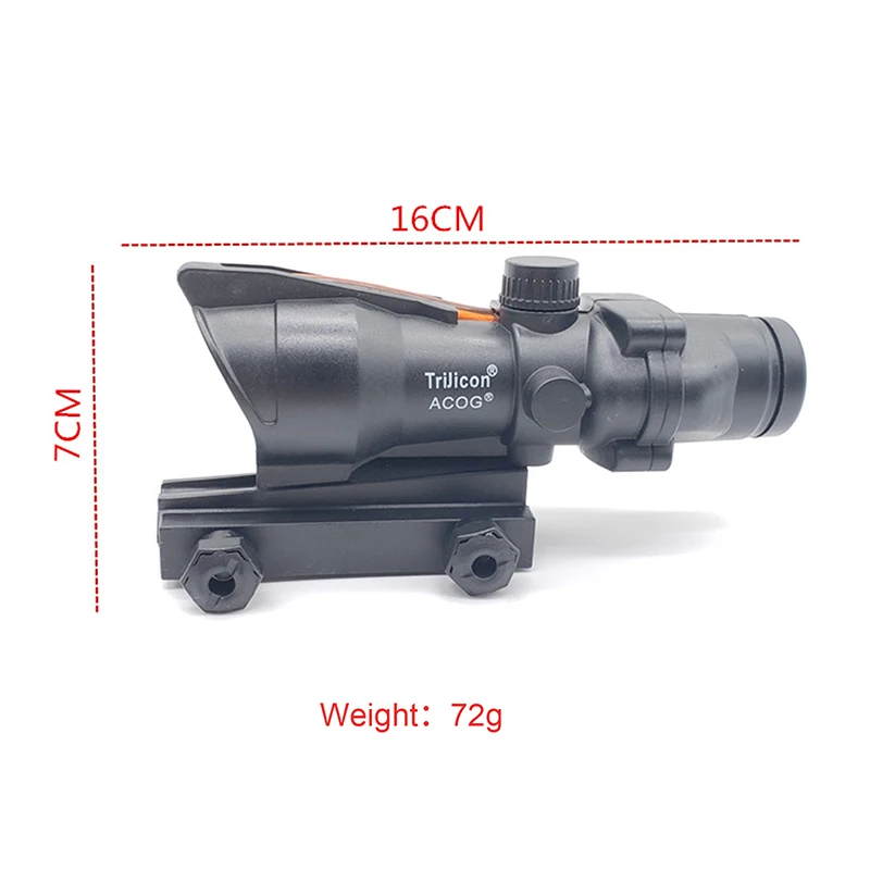 

Scalable Sighting Telescope For Water Gel Beads Blaster Modification Black Parts For Gel Ball Blaster