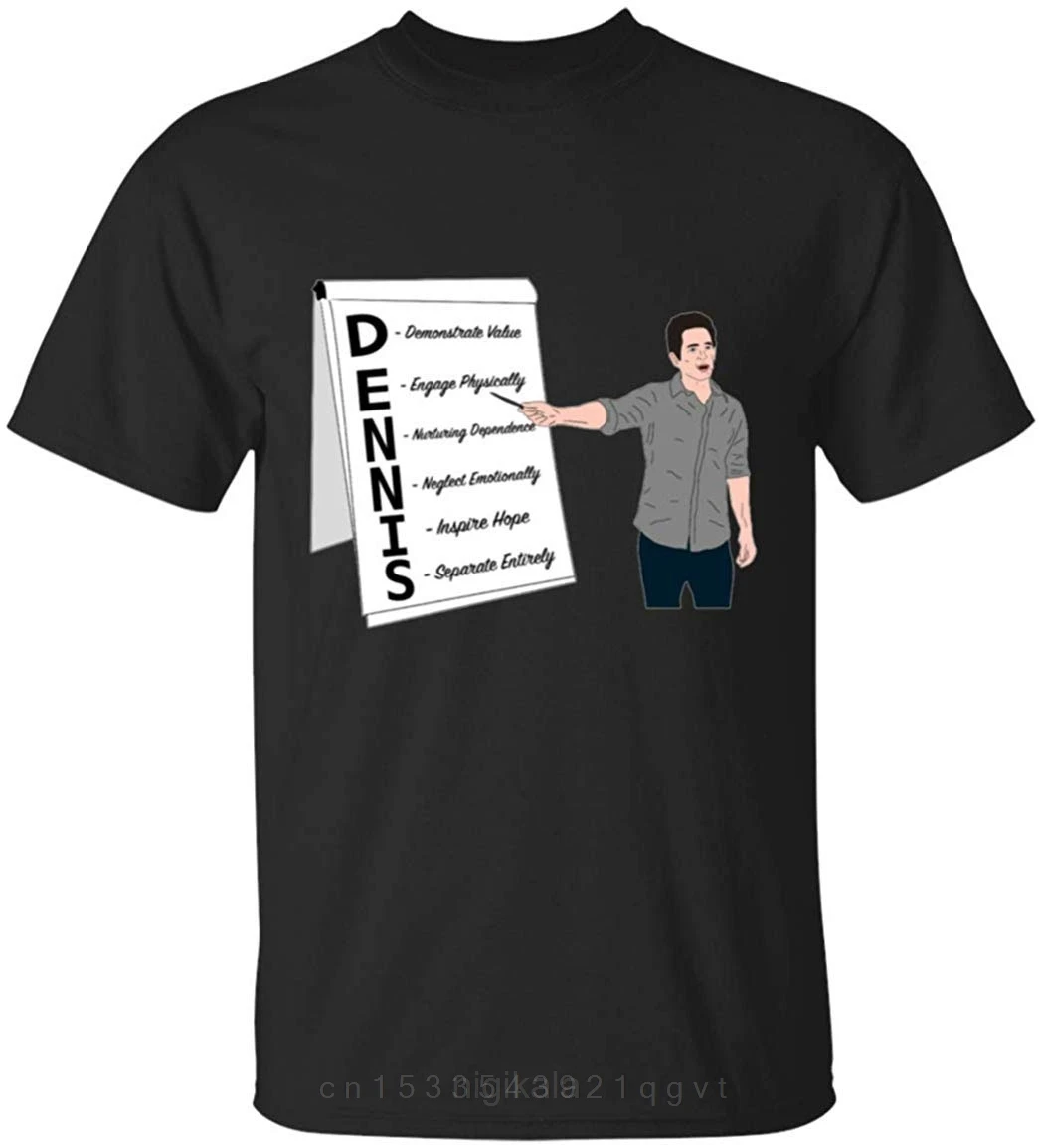 

Классические уникальные футболки с изображением Денниса его всегда солнечно в Филадельфии