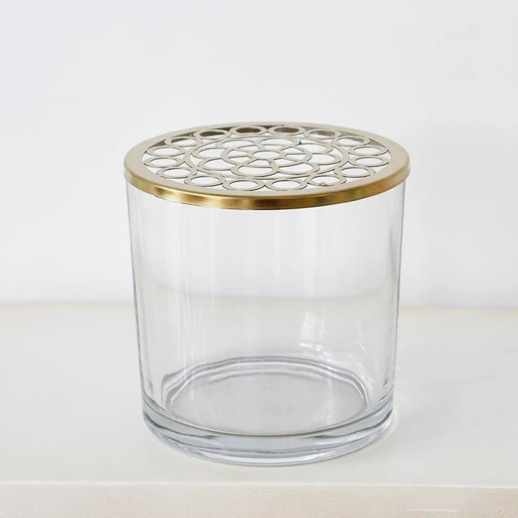 Прозрачная стеклянная ваза высокая гидропоника Цветочная сухая фотогоршок