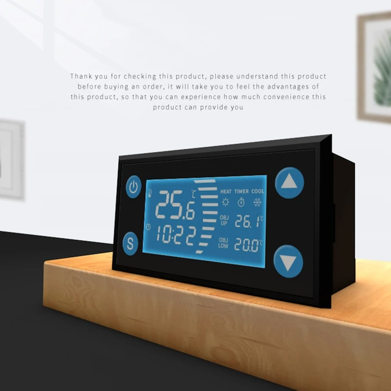 AC 110 220V Смарт Термостат с таймером Прохладный тепла для Аквариум инкубатор