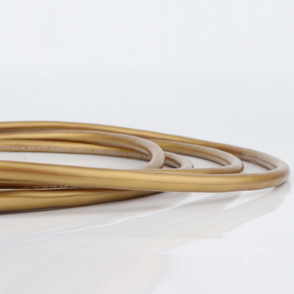 

Pair HIFi Cable Hifi Audio Cardas Hexlink Golden 5-C With Carbon Fiber RCA Plug Connector Cable Hifi Audio Cable