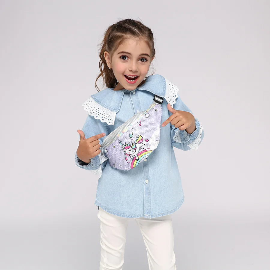 Детская поясная сумка Fanny Pack для девочек-подростков Женский ремень бананка живот