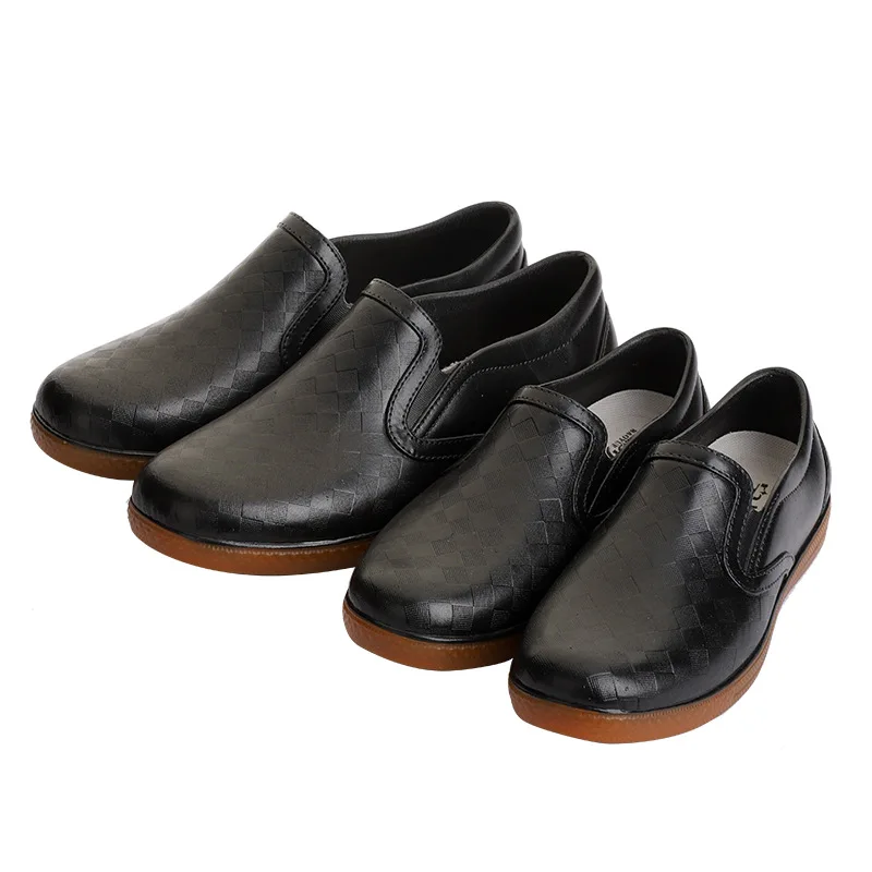 Нескользящие туфли для шеф повара повседневные рабочие на плоской подошве