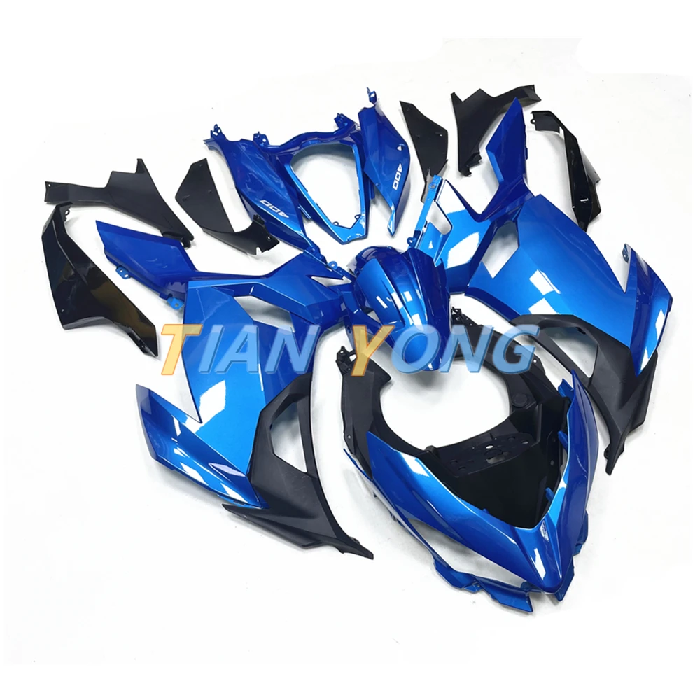 

All blue New Arrival ABS Full Fairing Kit Motorcycle Bodywork Cowling Fairings For Ninja400 Ninja 400 2018-2021 18 19 20 2021