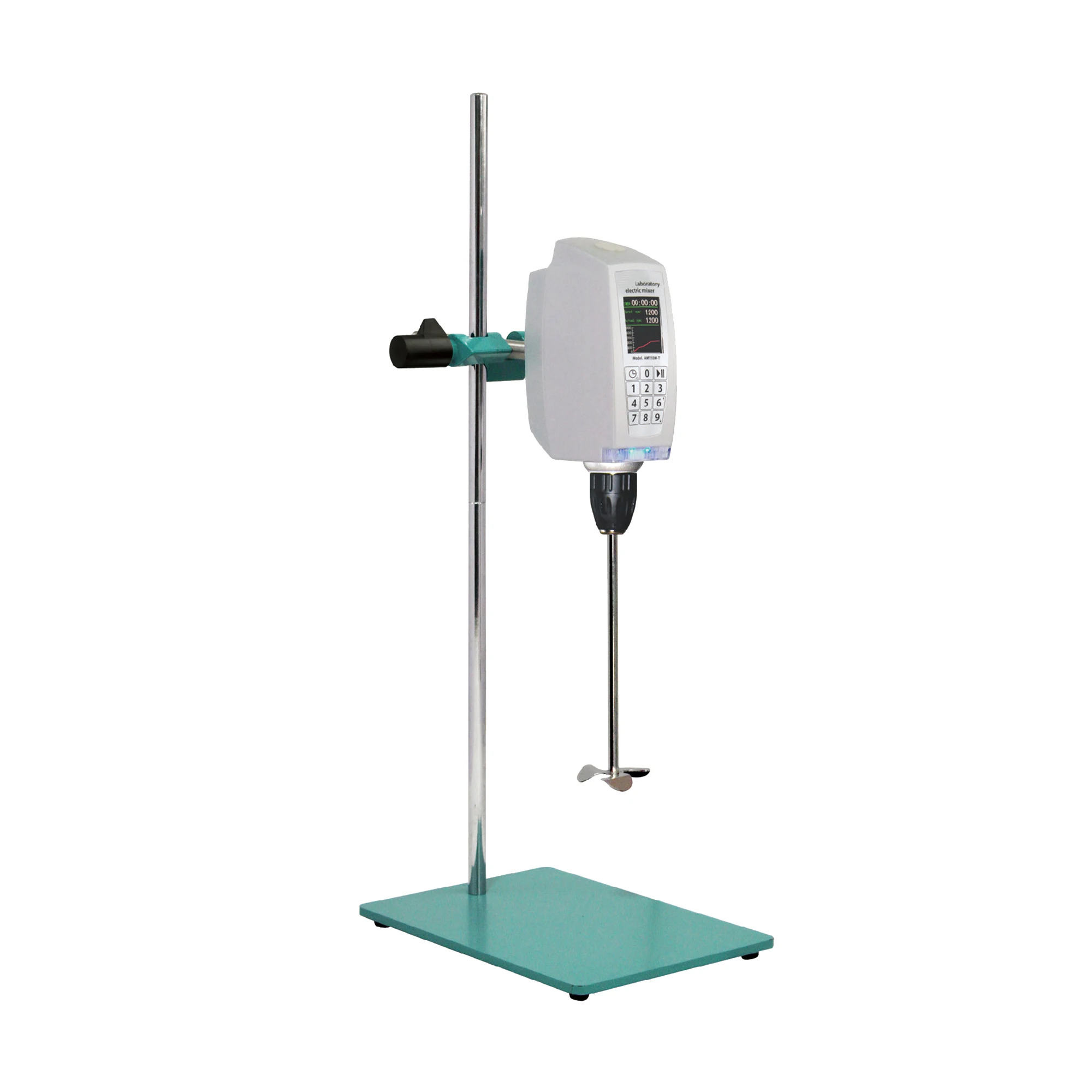 

20L High Speed Chemical Homogenizer Mixer High Shear Mixer Touch Screen Timing Laboratory Overhead Stirrer AM110W-T Equipment