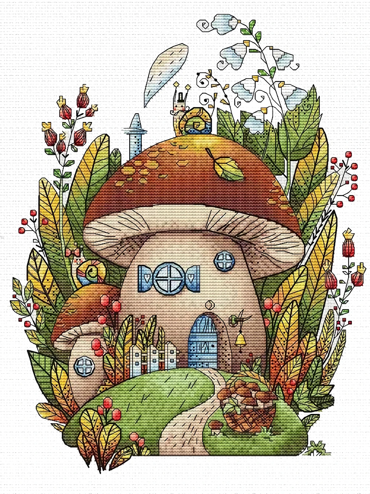 cartoon housesfairy tale village clear stampsseal for diy scrapbooking card making album decorative silicone stamp craft free global shipping