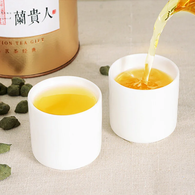 

Taiwan Oolong Chinese Tea Lan Gui Ren Premium Ginseng Oolong Chinese Tea with A Sweet Osmanthus Scented Gift Packing 250g