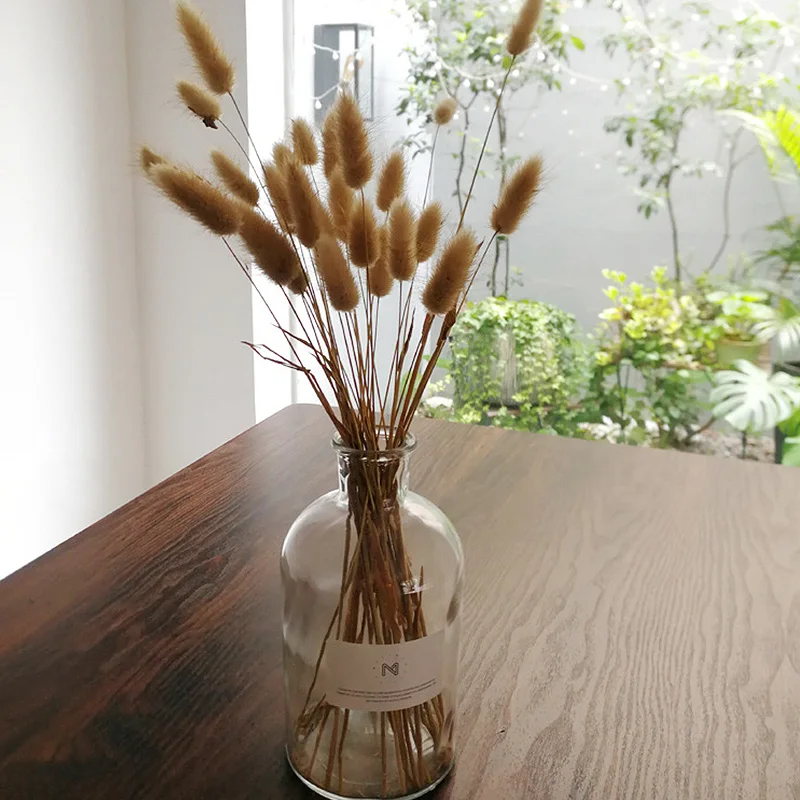 Сушеные цветы с 30 стеблями пампасная трава натуральные растения Цветочная