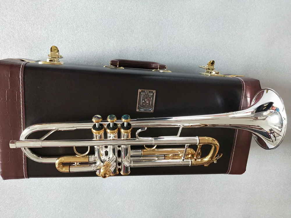 

Качественная профессиональная труба с серебряным покрытием, высококачественные музыкальные инструменты, Латунная Труба