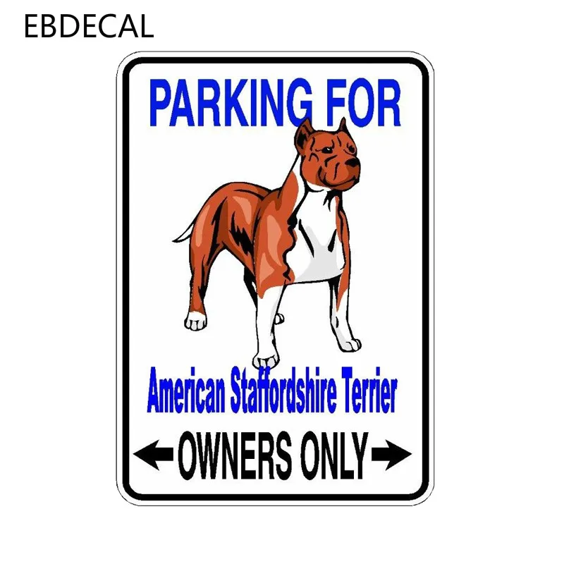 Ebdeckle американский стаффордширский терьер авто машина бампер окно настенные