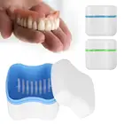 Зубной протез с контейнером для хранения фильтров, водонепроницаемые и дышащие промежуточные чистящие средства для уменьшения роста бактерий, верхние и технические наборы