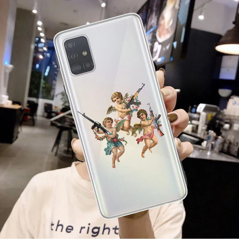Роскошный силиконовый чехол для Samsungs S20 Ultra S7 S8 S9 S10 Plus A51 A71 A30 A50 | Мобильные