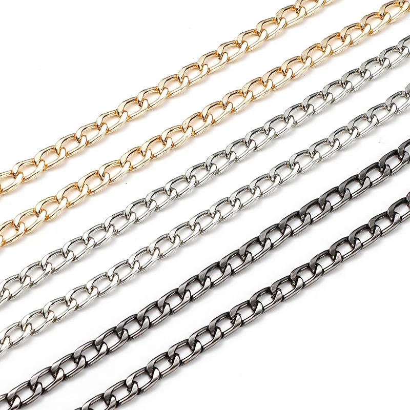 8mm Shoulder Bag Chains Strap Purse Metal Chain 40-150cm Handbag Accessories For Women New |