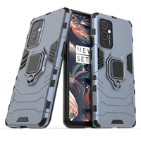 shockproof bumper for oneplus 9 case for oneplus 9 cover armor pc silicone anti fall stand protective phone cover for oneplus 9