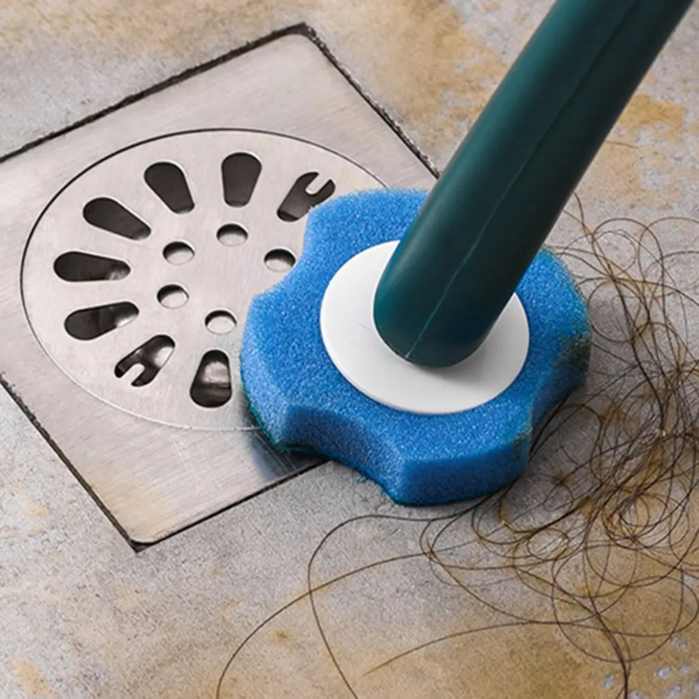 

Disposable Long Handle Toilet Brush Cleaning Tools Household Cleaner Brush Bathroom Accessories For Toilet With Brush Head