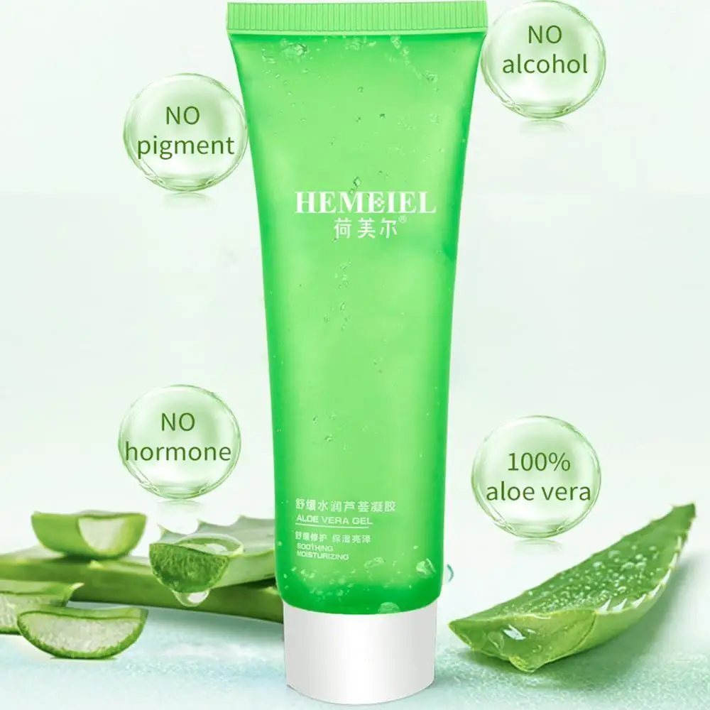 Aloe Vera Gel Pure Natural Face Cream Moisturizer Soothing Remove Gel Scar Sunburn Treatment Vera Repair Acne Gel