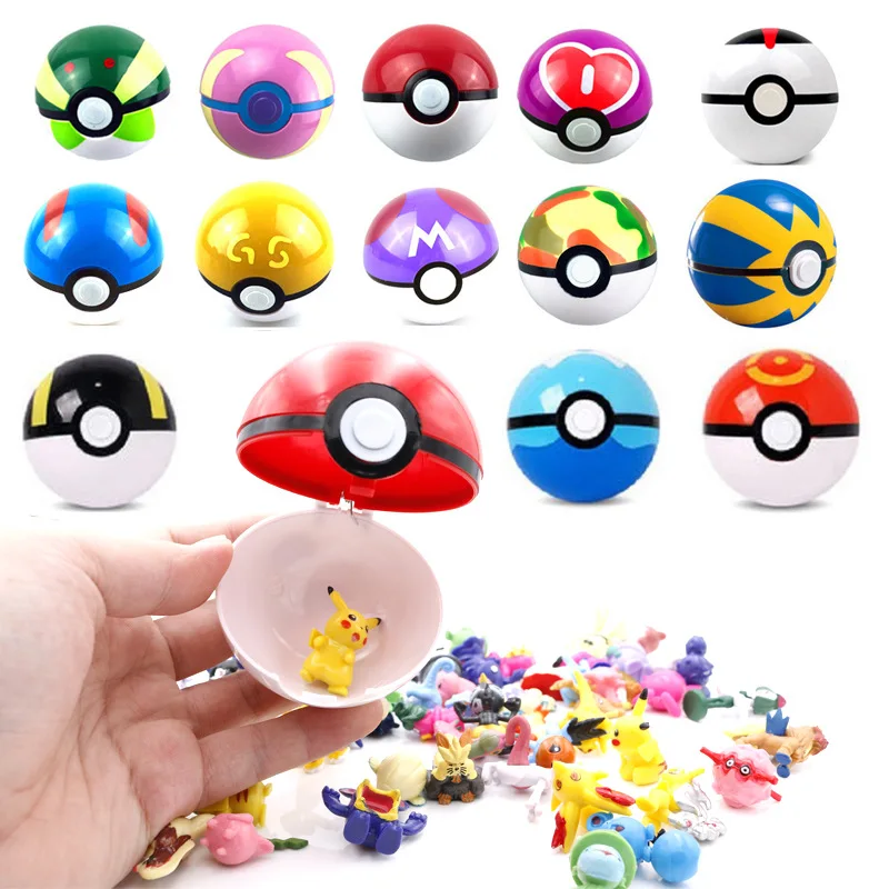 Меры 21 Pokeballs с Pokect Монстры Пикачу игрушки для детей подарок на день рождения