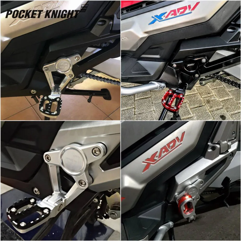Подставка для ног подходит HONDA X ADV 300 XADV 750 1000 2017 2019 мотоциклетные складные Задние