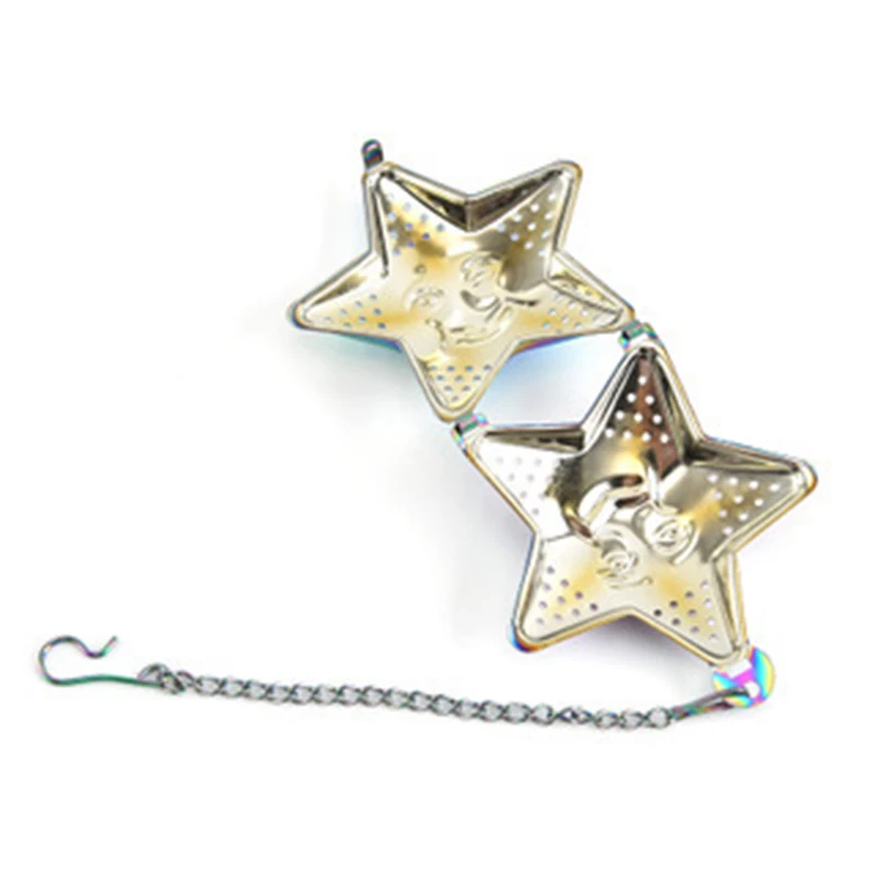 Ситечко для заваривания чая в форме звезды из нержавеющей стали|Чайные ситечки| |