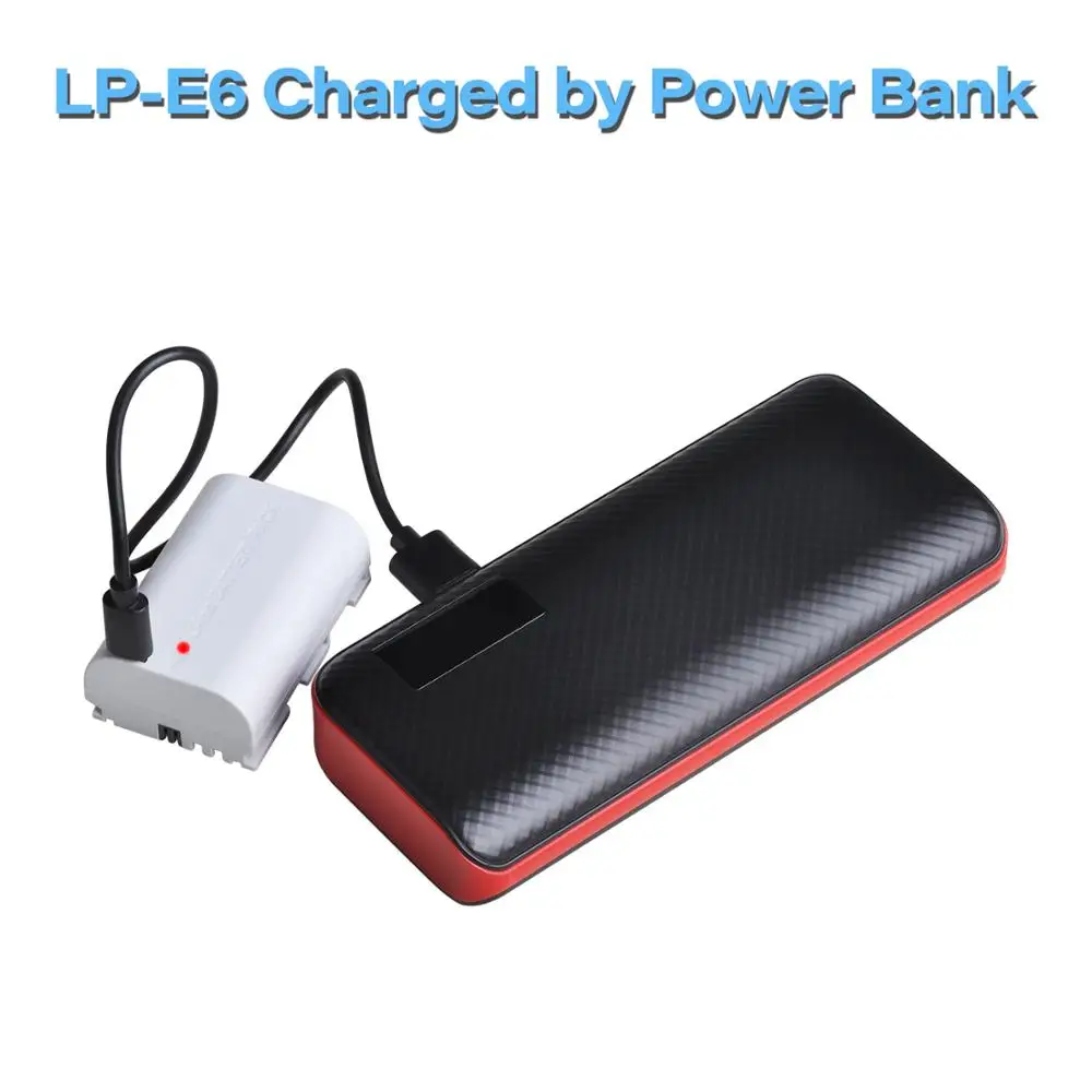 Аккумулятор Batmax LP-E6Pro LPE6N с USB-портом для зарядки Canon EOS 5D Mark II III 5DS R 60D 70D 80D 7D mark новый
