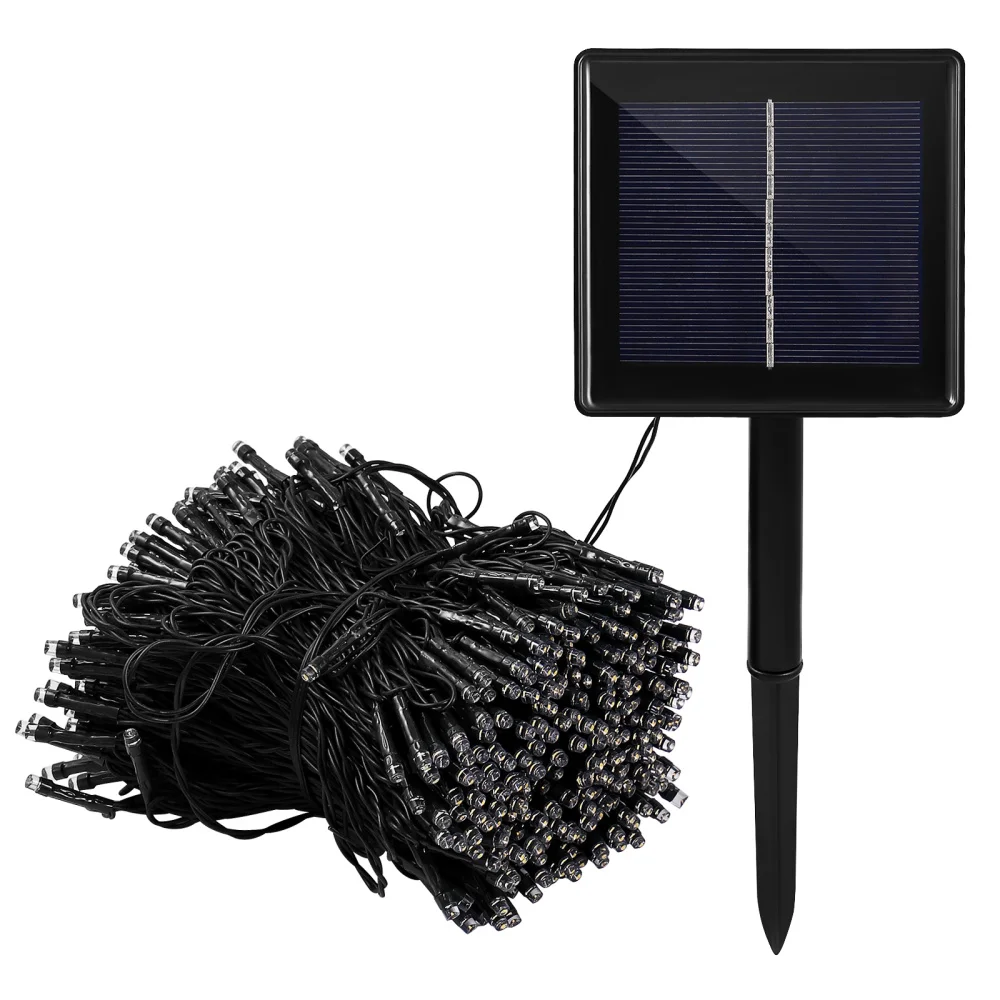 

Uonlytech 52m 500 LEDs Solar String Lights Outdoor Waterproof Fairy Light String for Christmas Home Wedding Party Bedroom