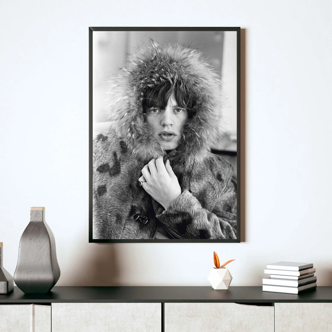 Постер Mick Jagger музыкальная звезда певец хип-хоп рэп холст печать настенная