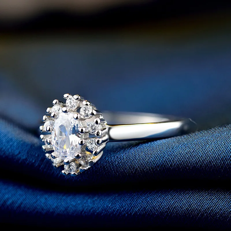 Кольцо женское из настоящего серебра 100% пробы регулируемое вечерние ЦО|Кольца| |