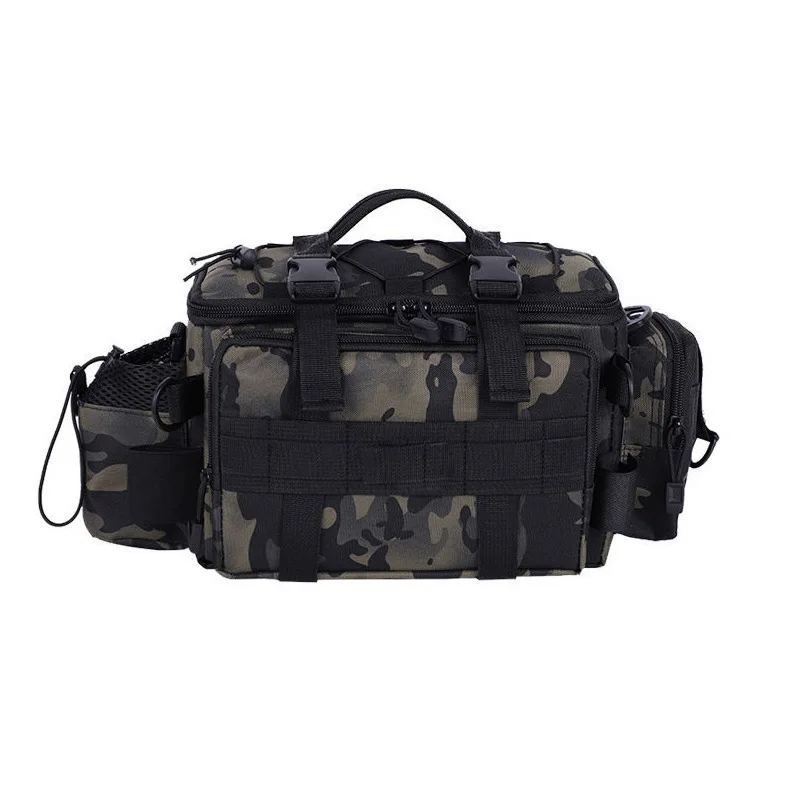 

Вместительная сумка для рыболовных снастей, водонепроницаемая сумка для хранения рыболовных снастей, чехол, уличная Дорожная сумка на плеч...