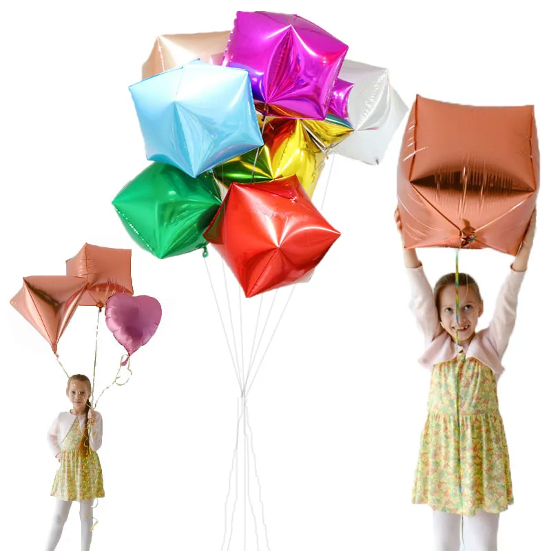 Фольгированные воздушные шары сделай сам в форме банта подарочной коробке