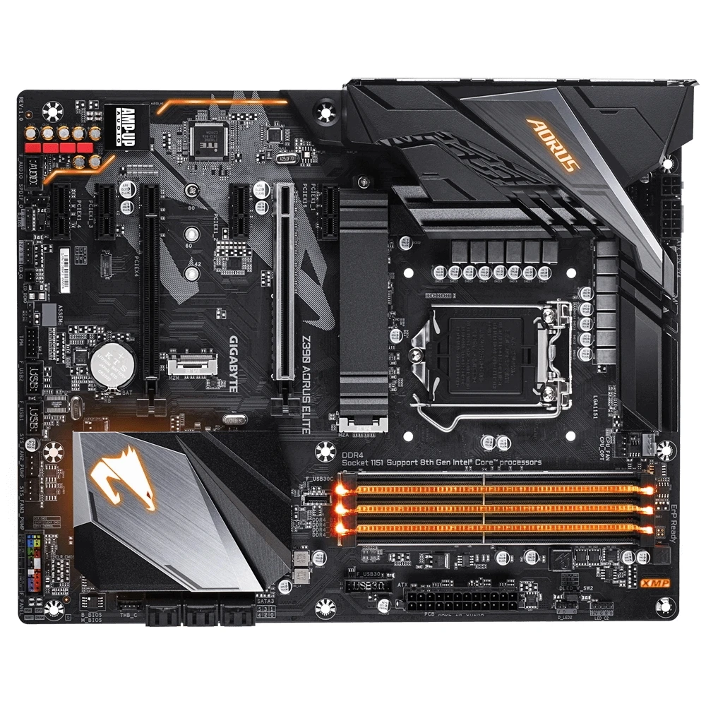 Материнская плата Gigabyte Z390 AORUS ELITE | Компьютеры и офис
