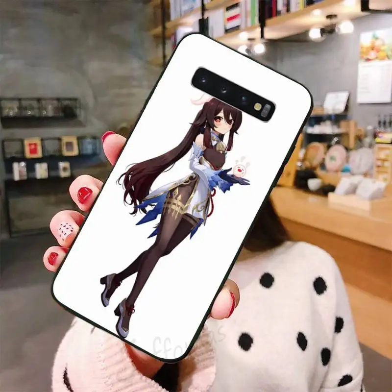 

cartoon Genshin Impact Phone Cases For Samsung A50 A51 A71 A20E A20S S10 S20 S21 S30 Plus ultra 5G M11 funda shell