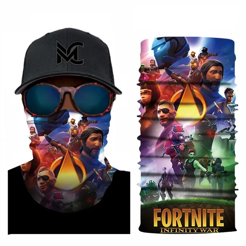 Шарф труба FORTNITE Battle Royal унисекс Спортивная бандана защита от пыли для мужчин и