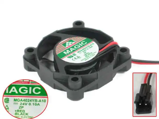 Волшебная MGA4024YB A10 Сервер охлаждающий вентилятор охлаждения DC 24V 0.10A 40x40x10mm|fan dc|cooling