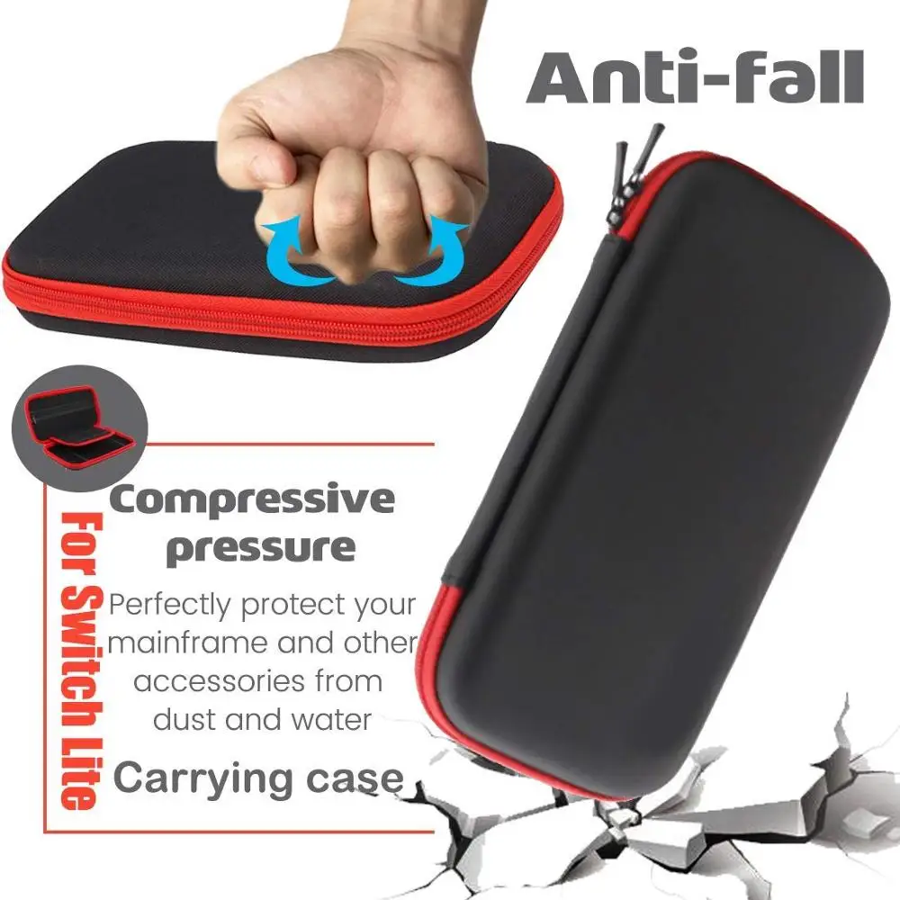 Сумка для хранения Nintendo Switch Lite 2019 жесткий чехол путешествий с 8 слотами игр и