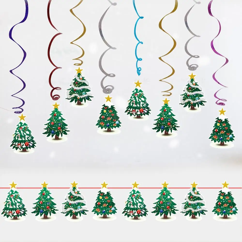 Спиральный кулон в виде Санта Клауса Рождественское украшение для дома