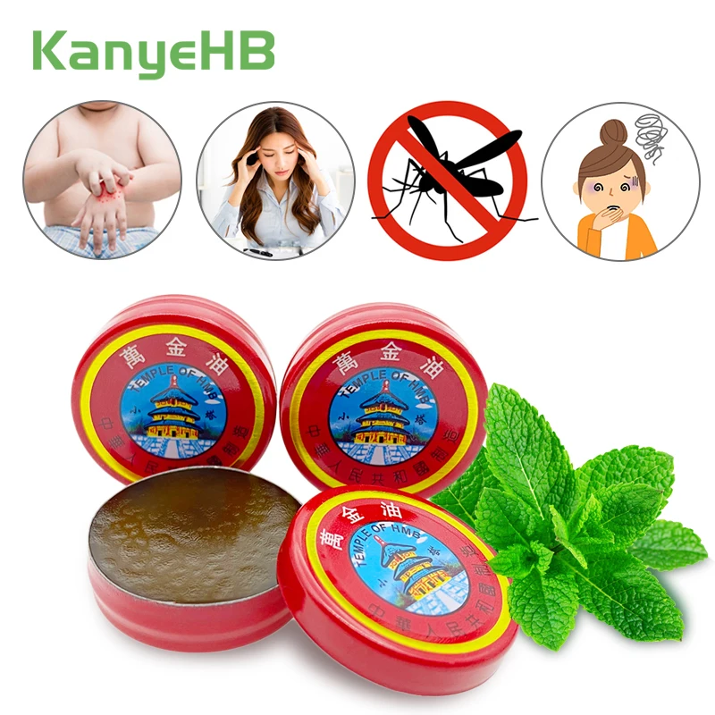 

20 шт., бальзам для головы, от комаров