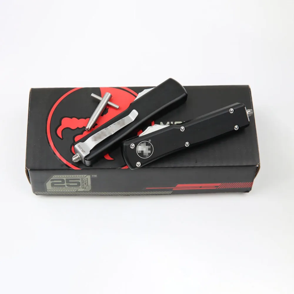 

D2 Steel Sliding Folding Blade Aluminium Handle Survival EDC Hunting Tactical Kitchen Tool Utility Camping Outdoor Knife