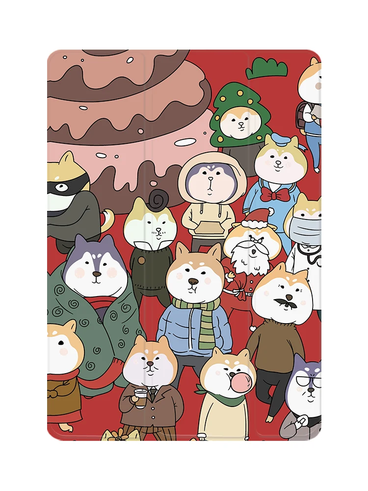 С рисунком в виде милых собачек откидная крышка чехол для iPad Pro 9 7 воздуха 10 5 12 2 Mini2